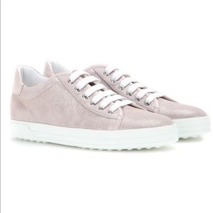 Tod’s Pink Cassetta Gomma VB Allacciata Sneakers